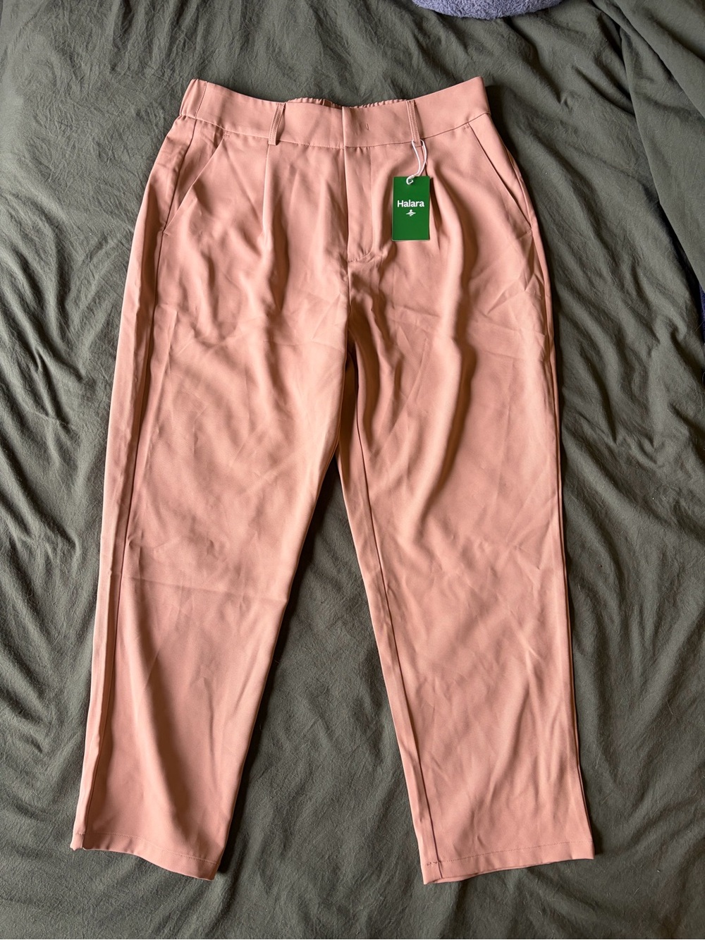 HALARA Blush Straight-Leg Tailored Pants
